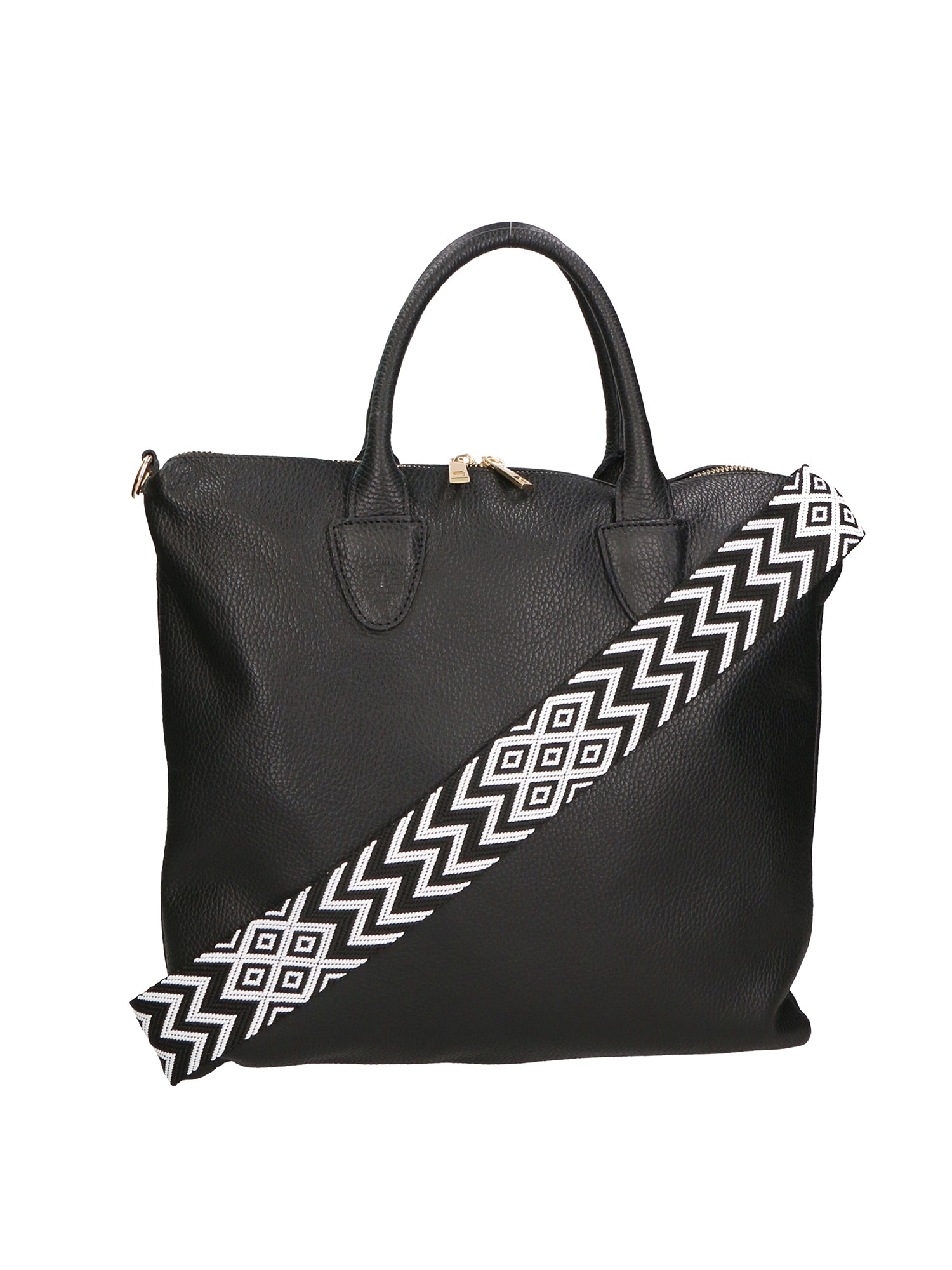 Ginny Borsa a spalla da donna Vera pelle 05981-D28 NERO BLACK Chiara Ferretti
