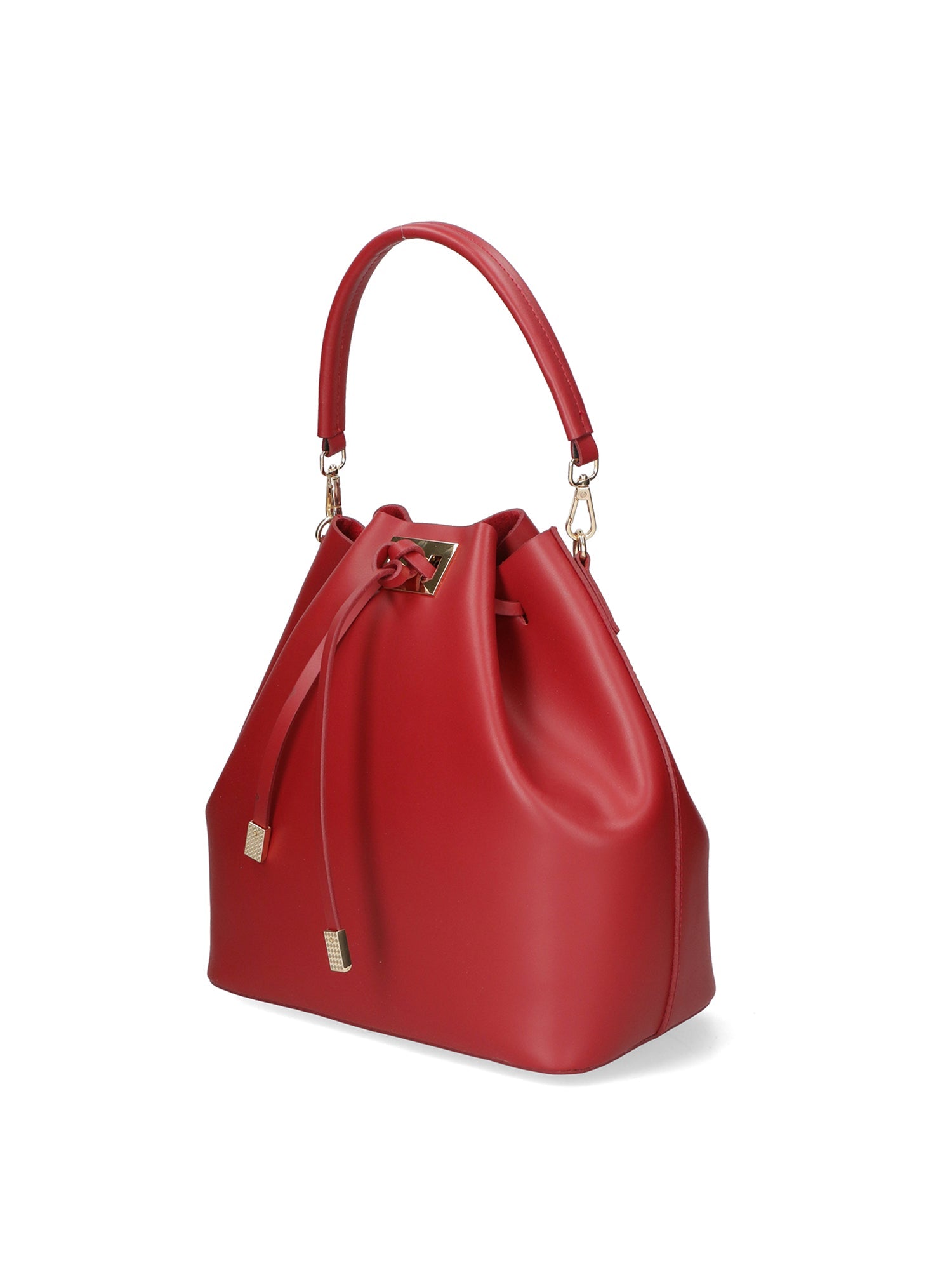 Erina Borsa a mano da donna Vera pelle 8073-L130 ROSSO SCURO Chiara Ferretti