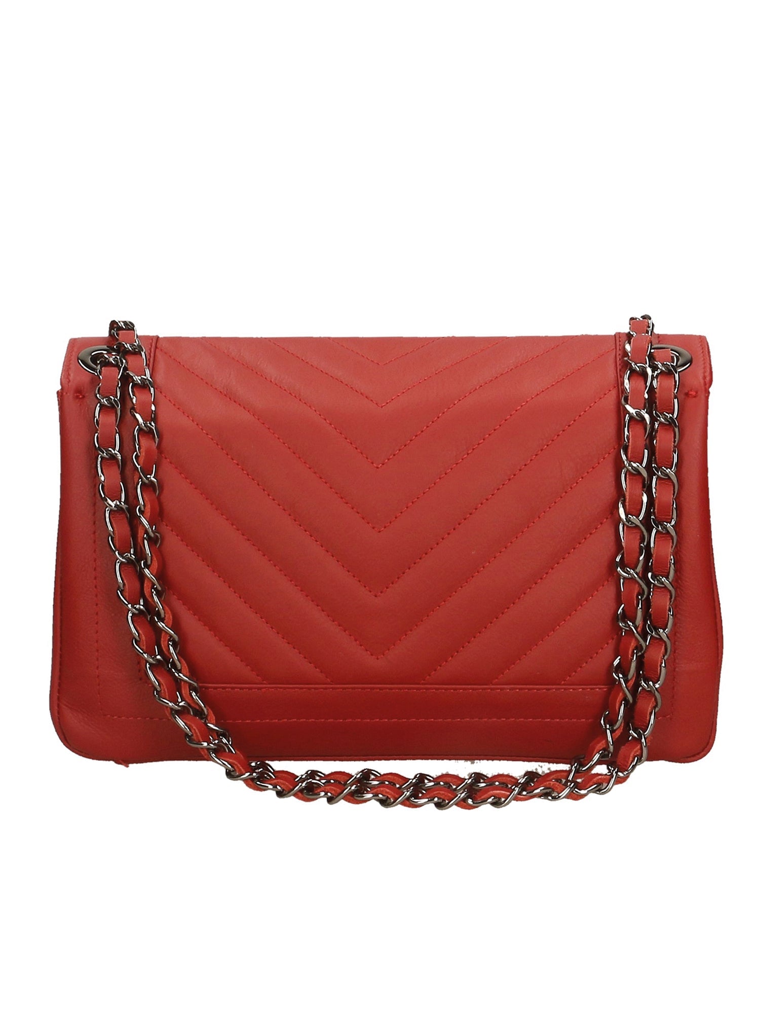 Bologna Borsa a spalla da donna Vera pelle 6590-ROSSO RED Chiara Ferretti