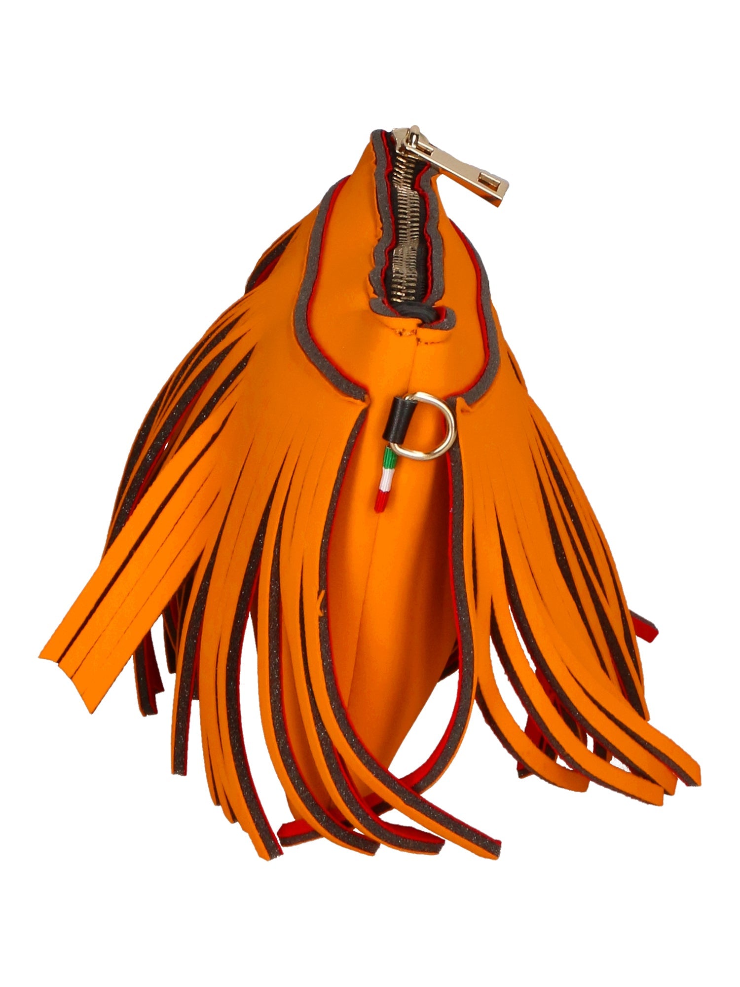 Oxsana Borsa a spalla da donna Neoprene 1311-ARANCIO ORANGE Chiara Ferretti