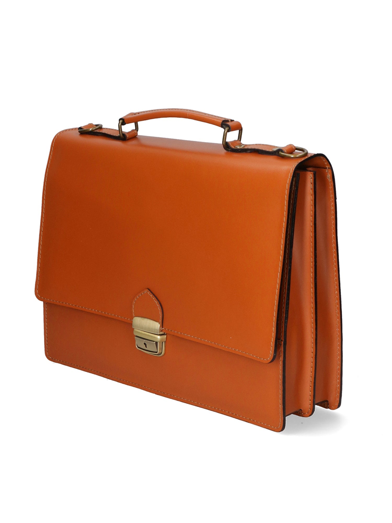 Ivo Unisex Work Bag in Genuine Leather Made in Italy 28x37.5x9 cm