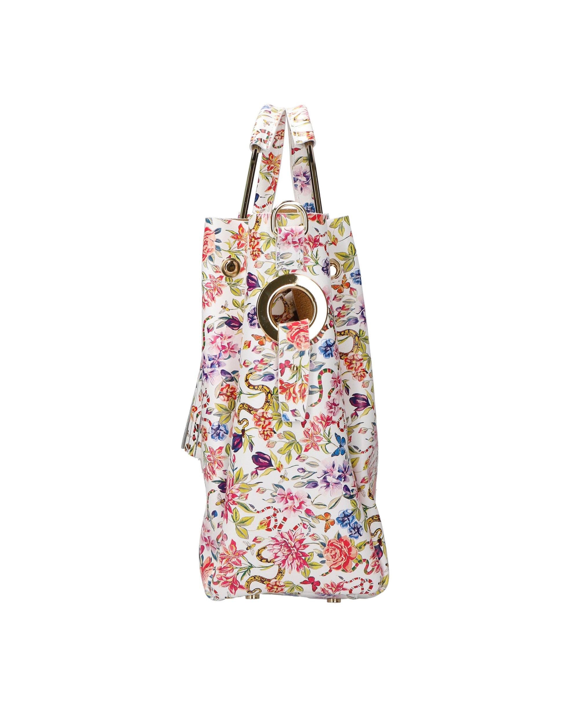 Zeffira Borsa a mano da donna 100% pelle 36003-FIORE-1 Chiara Ferretti