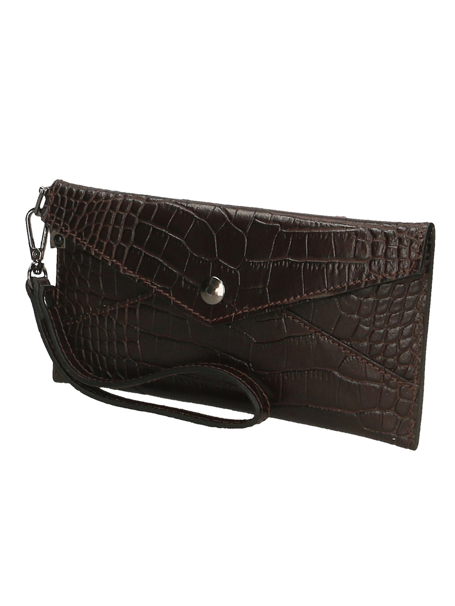 Noemy Borsetta portafoglio da donna Vera pelle 522015-T.MORO DARK BROWN Chiara Ferretti