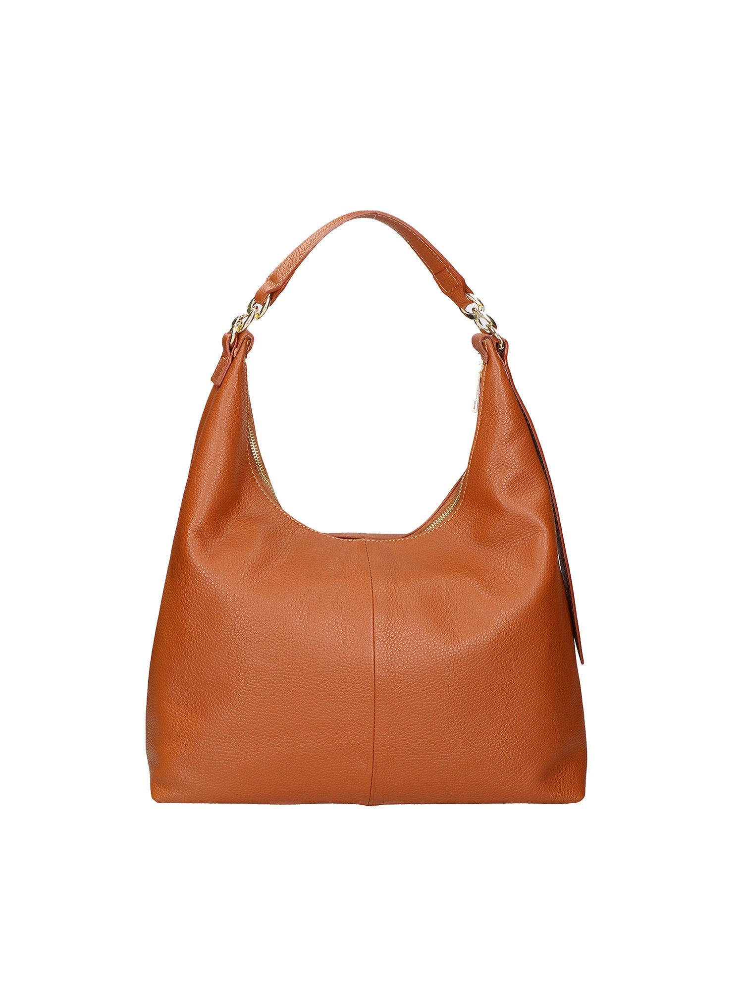 Ursula Borsa a spalla da donna Vera pelle 06673-D17 CUOIO SCURO Chiara Ferretti