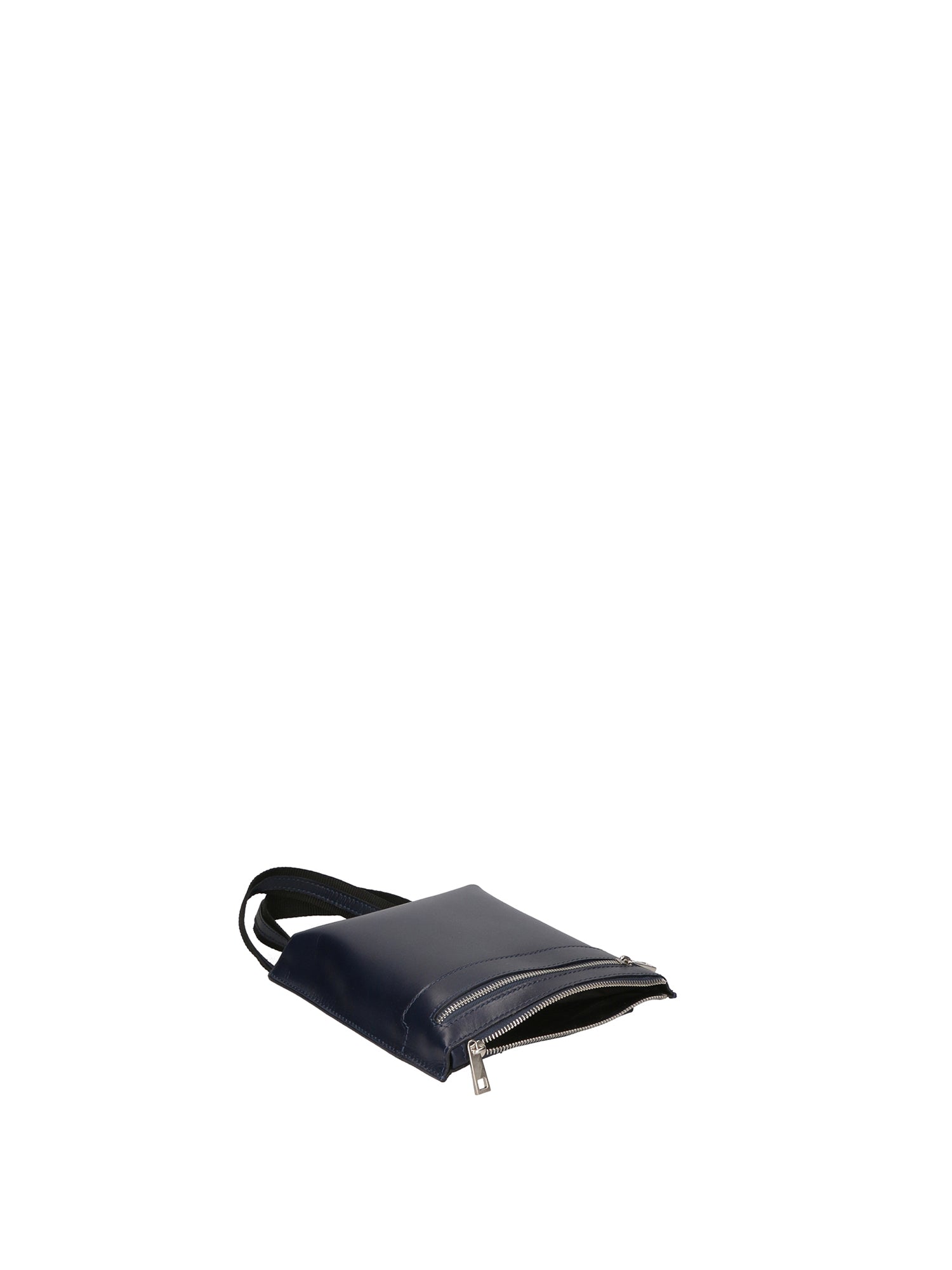 Flaviana Borsa a tracolla unisex Vera pelle 9117-BLU DARK BLUE Chiara Ferretti
