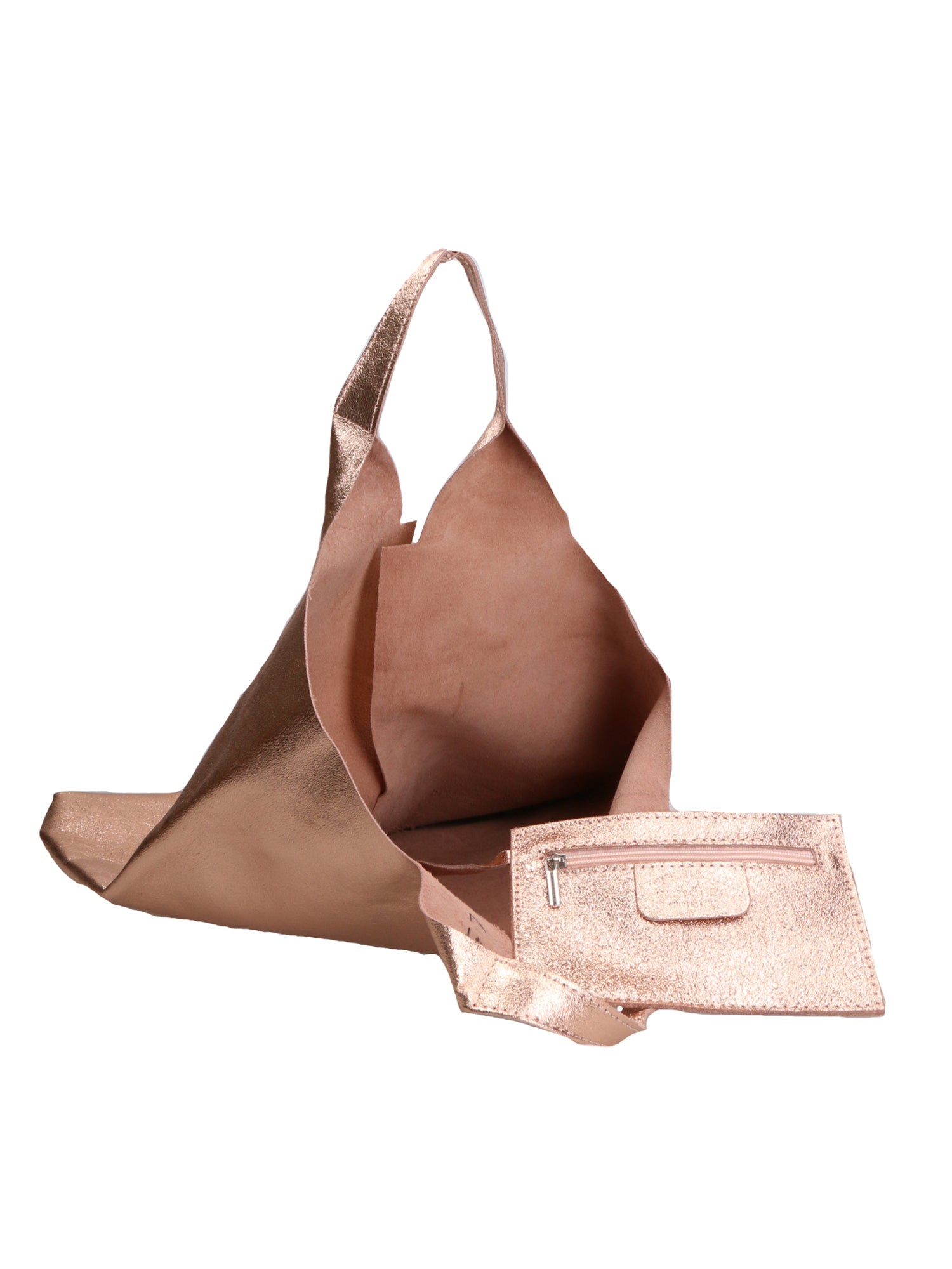 Argenta Borsa a spalla da donna Pelle laminata 05358-L012 ROSA Chiara Ferretti