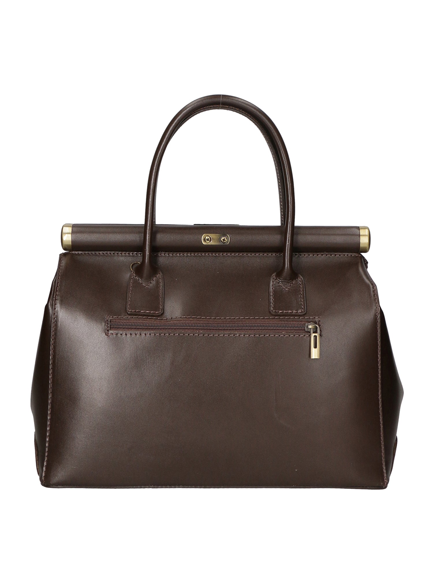 Federica Borsa a mano da donna Vera pelle 9106-TMORO DARK BROWN Chiara Ferretti