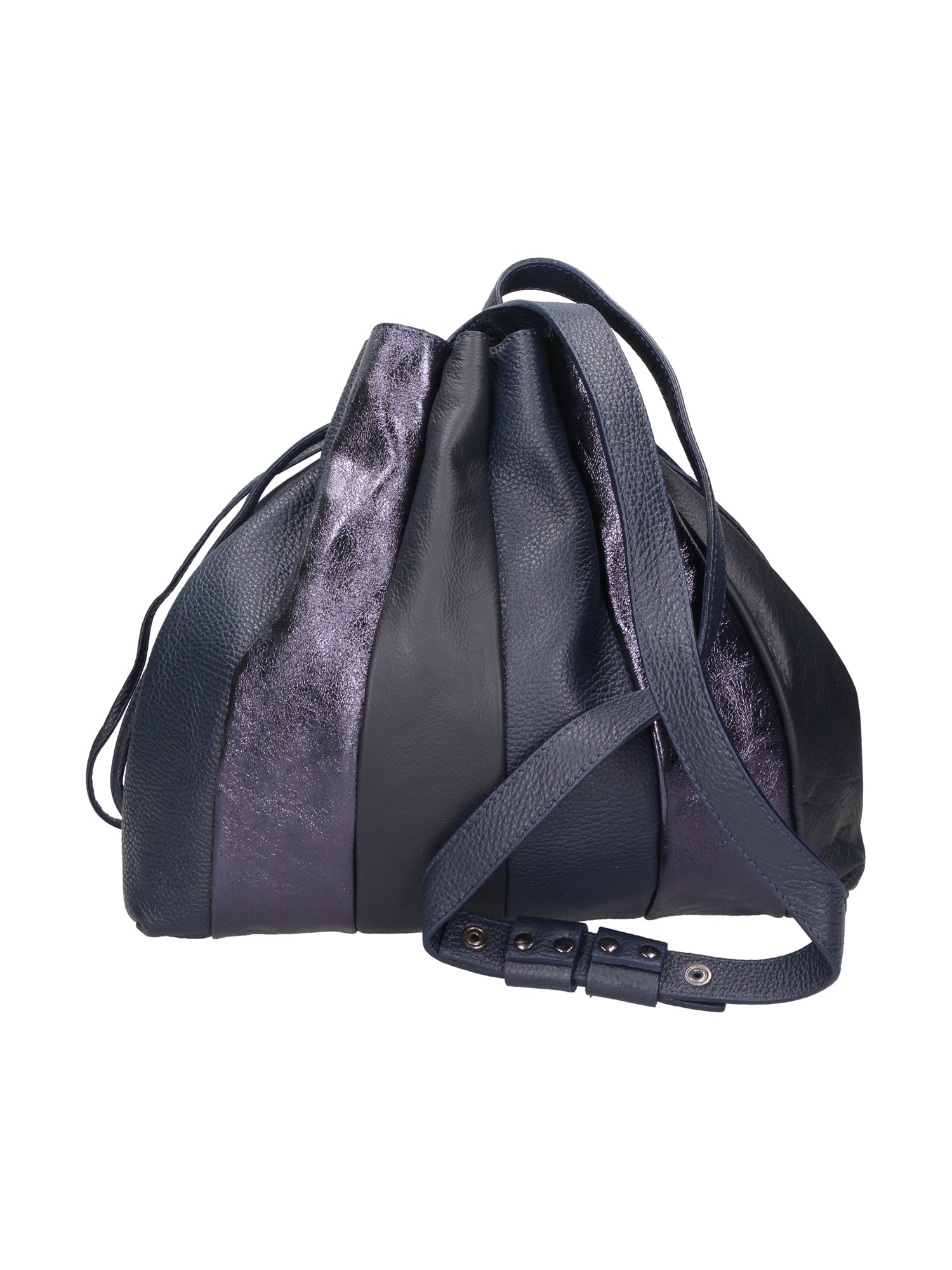 Nunzia Borsa a spalla da donna Vera pelle 576042-BLU DARK BLUE Chiara Ferretti