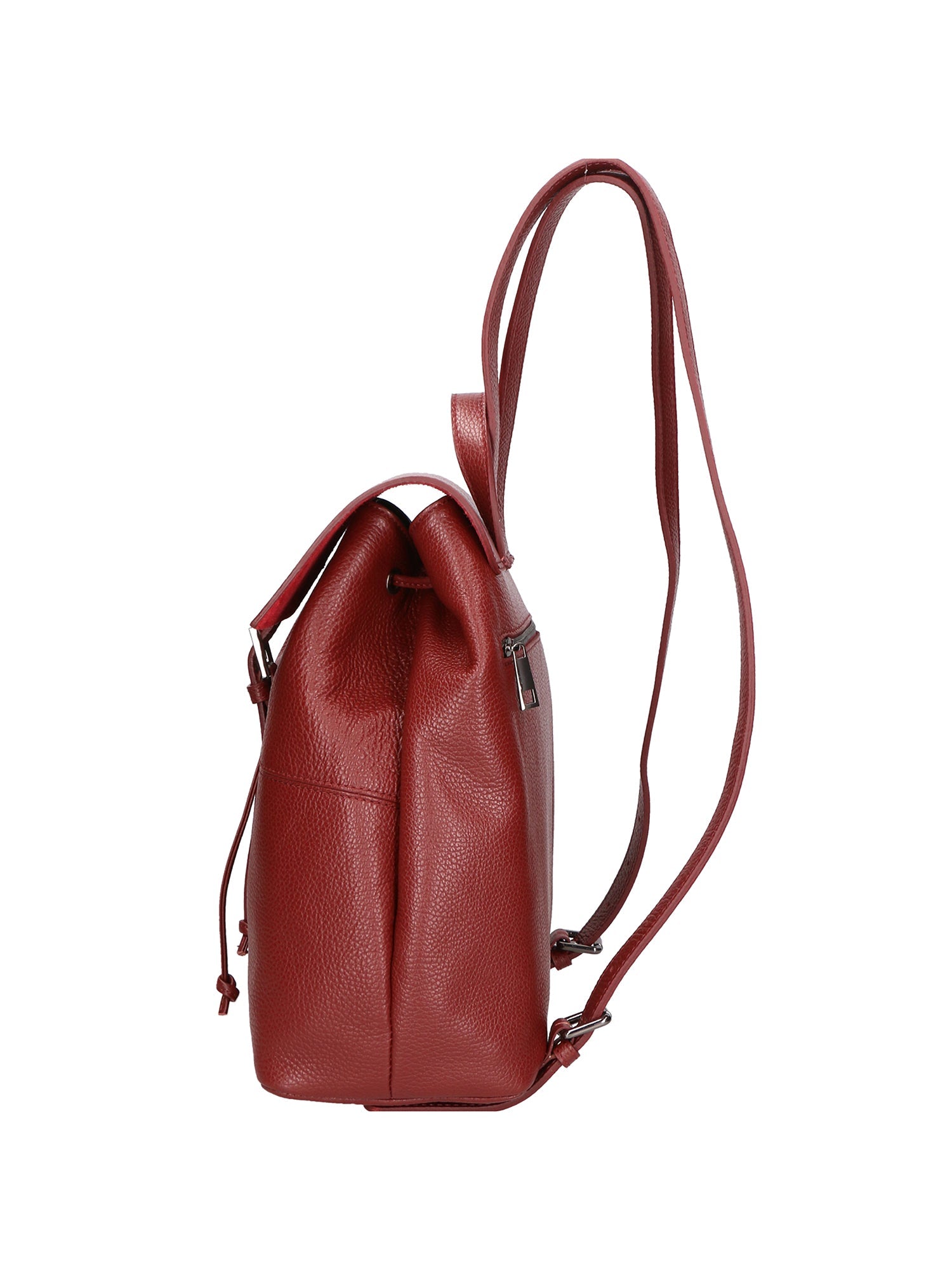 Lorentina 06855-D10 ROSSO SCURO Zaino da donna in vera pelle DARK RED Chiara Ferretti