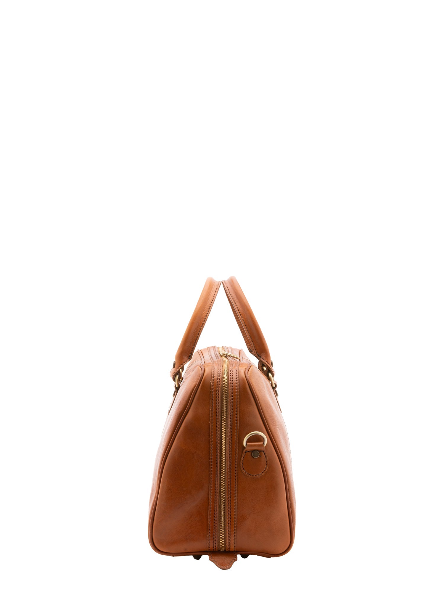 Borsa da viaggio unisex in vera pelle 100% cotone 4040-MIELE Alessia Firenze
