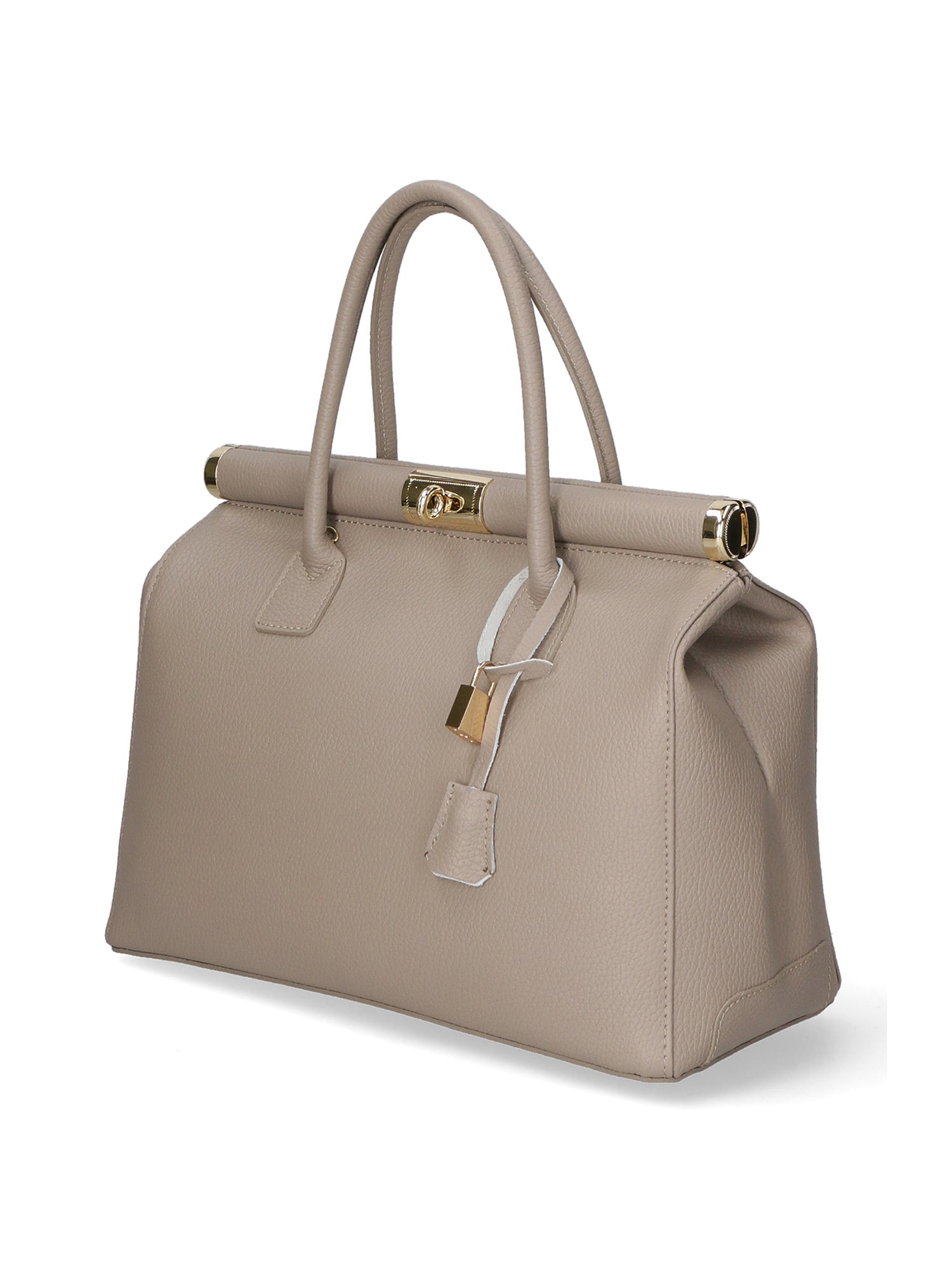 Aleria Borsa a mano da donna Vera pelle 8005-D07 TAUPE CHIARO Chiara Ferretti