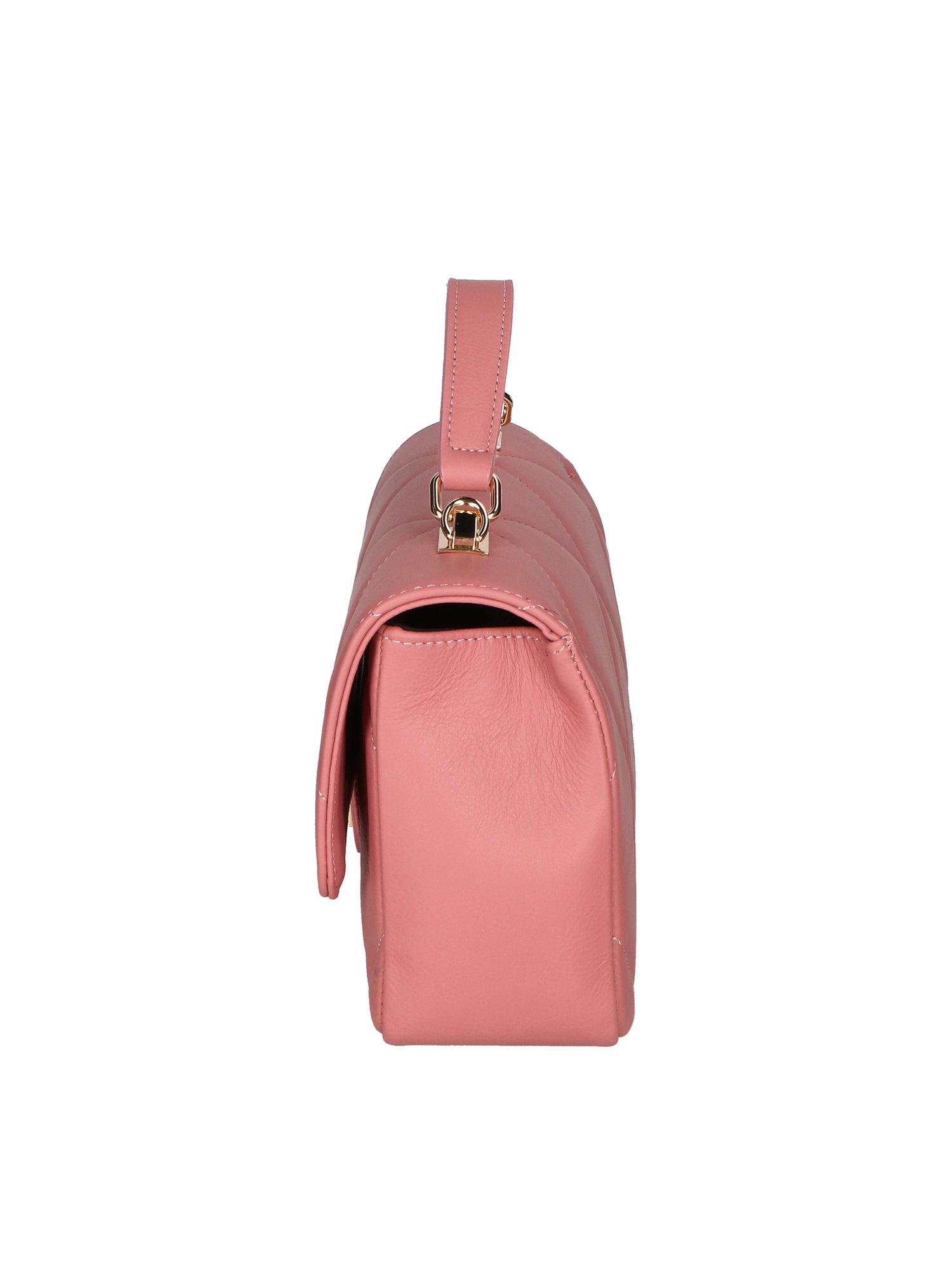 Vita Damen-Schultertasche aus echtem Leder, hergestellt in Italien, 16 x 28 x 8 cm