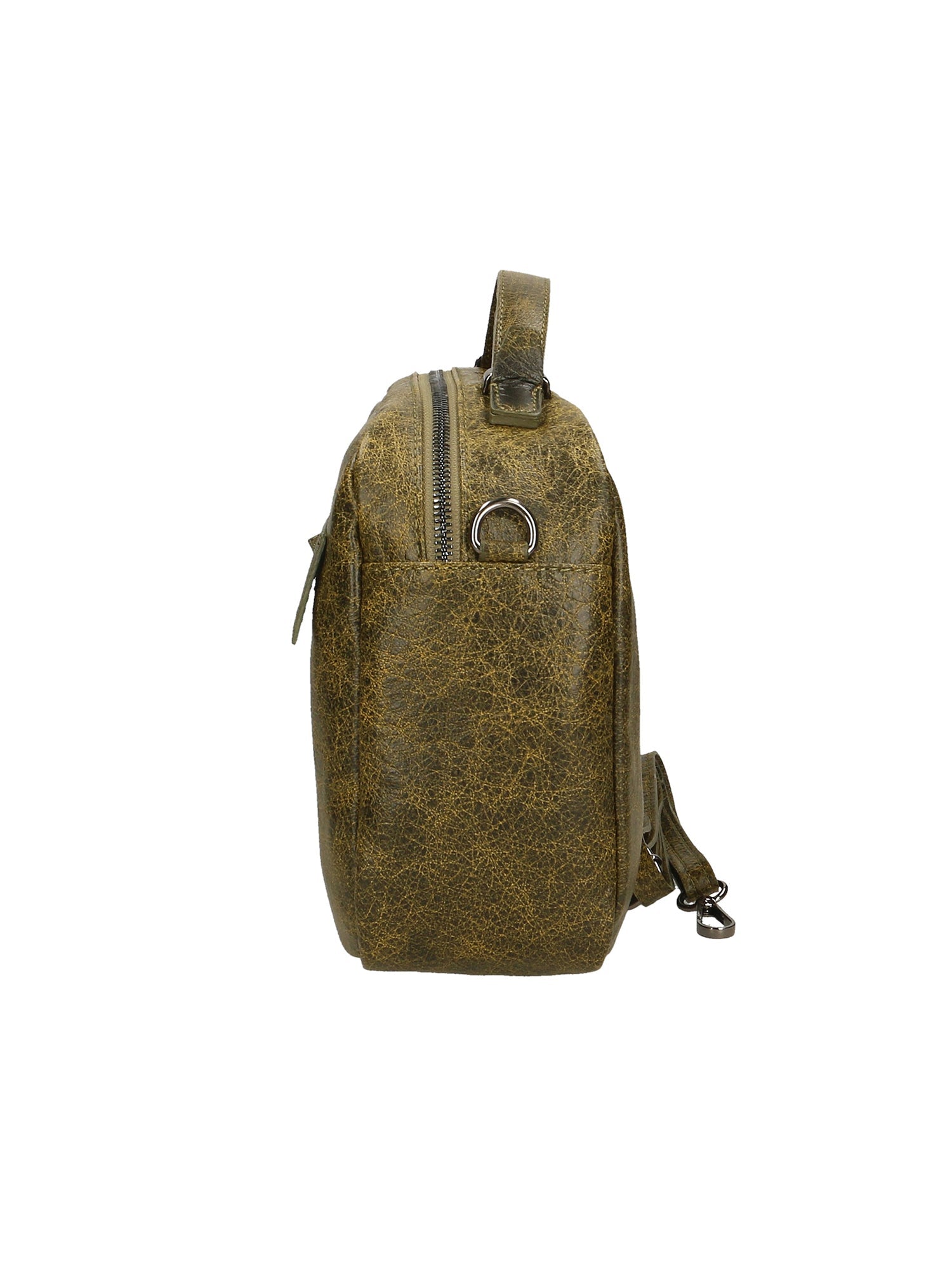 Vera Pelle 6542-VERDE GREEN Borsa a mano unisex Modello Avelon Chiara Ferretti