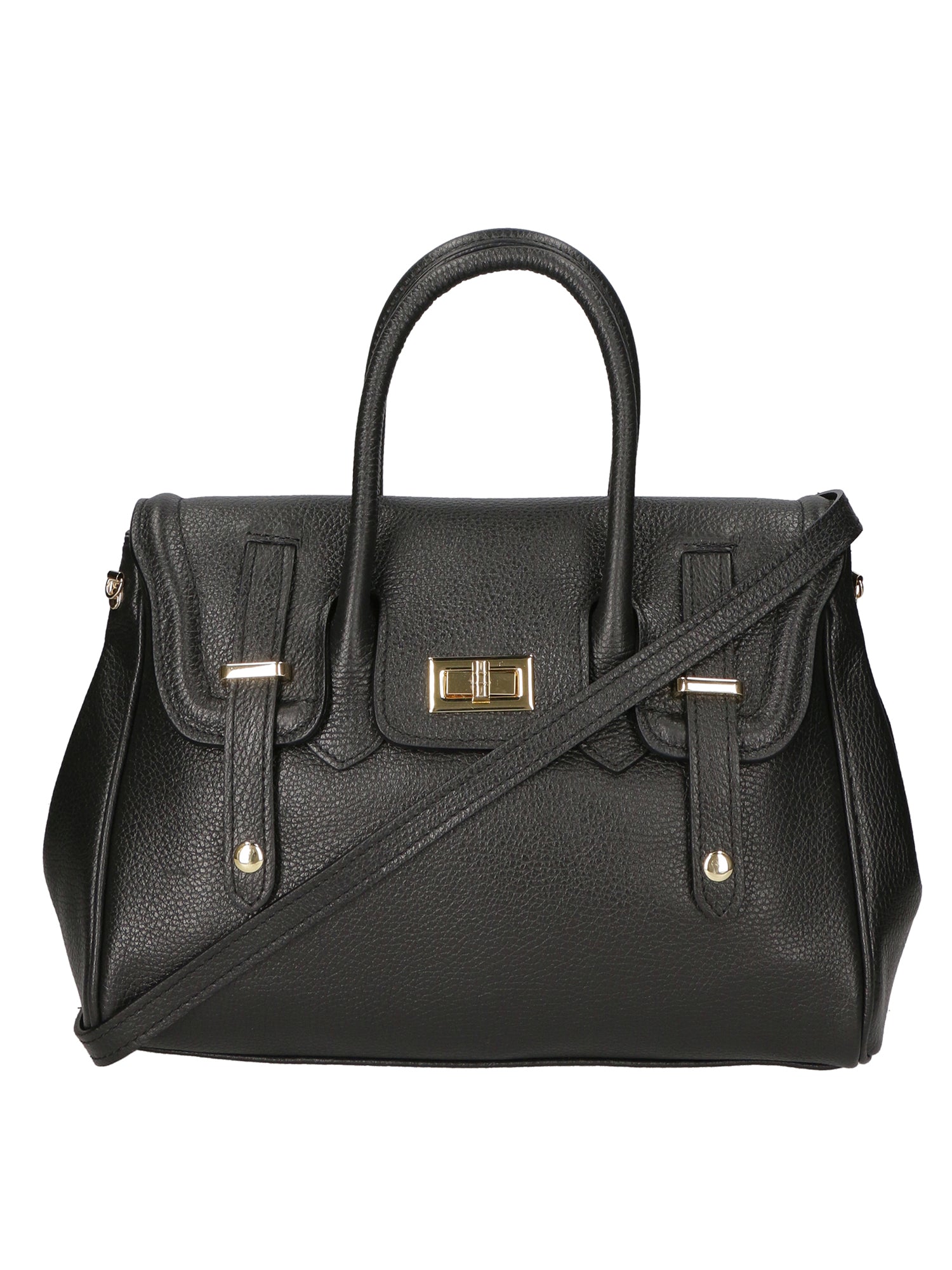 Ersilia Borsa a mano da donna Vera pelle 8092-D28 NERO BLACK Chiara Ferretti