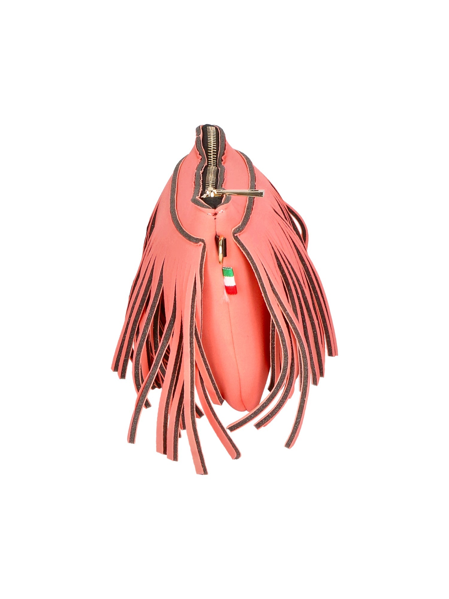 Oxsana Damen-Neopren-Schultertasche, hergestellt in Italien, 25 x 15 x 5 cm