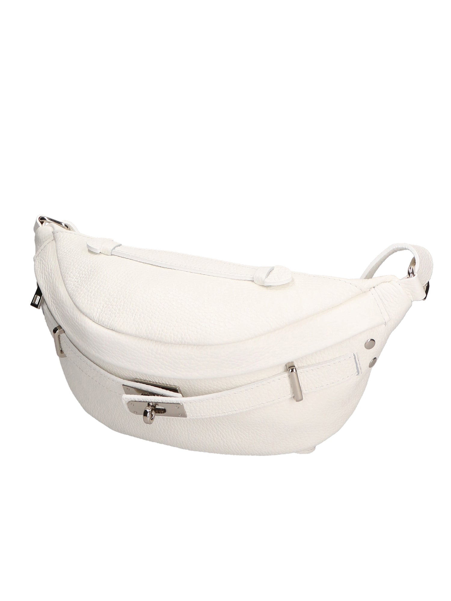 Gianna 05918-D01 BIANCO Marsupio da donna in vera pelle Chiara Ferretti