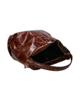 Vanda Damen-Schultertasche aus echtem Leder, hergestellt in Italien, 30 x 40 x 5 cm