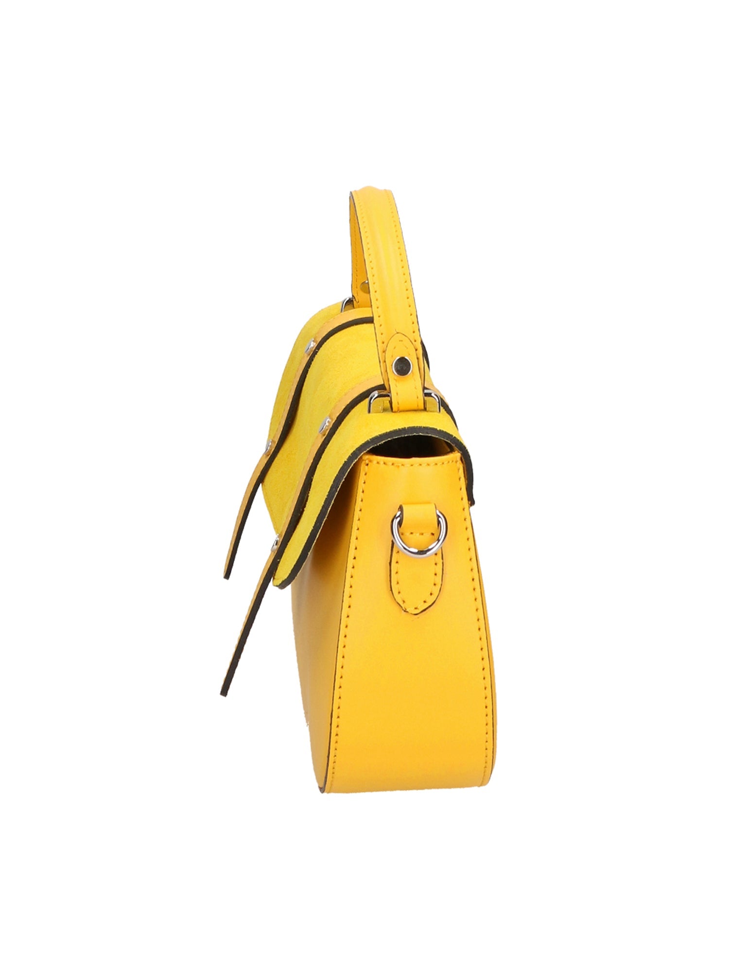 Genziana Borsa a mano da donna Vera pelle 05993-L224 GIALLO+09 GIALLO Chiara Ferretti