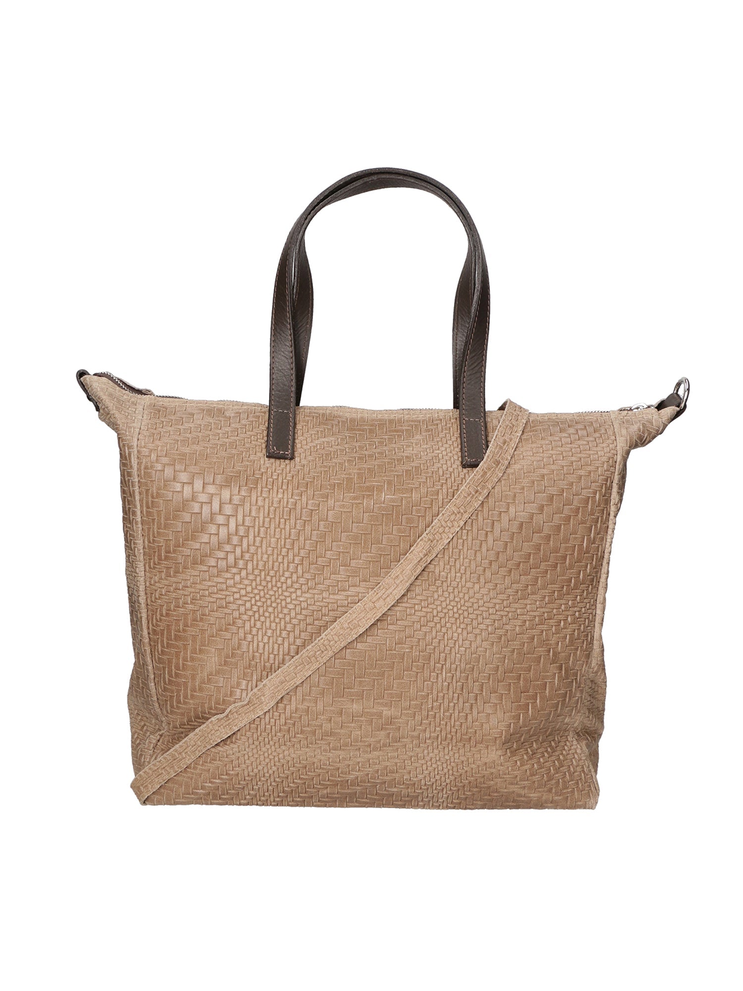 Emerenziana Borsa a spalla da donna Vera pelle 80058-TAUPE Chiara Ferretti
