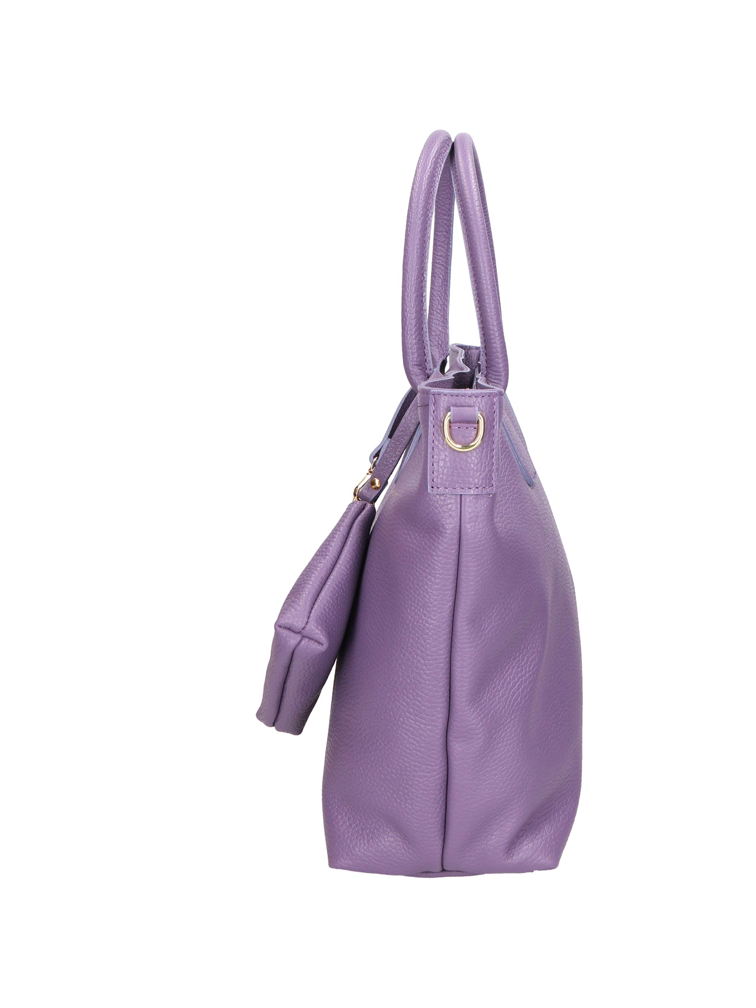 Sylvie Unisex-Handtasche aus echtem Leder, hergestellt in Italien, 34 x 30 x 9 cm