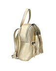 Morgana Damenrucksack aus echtem Leder, hergestellt in Italien, 16 x 17 x 5 cm