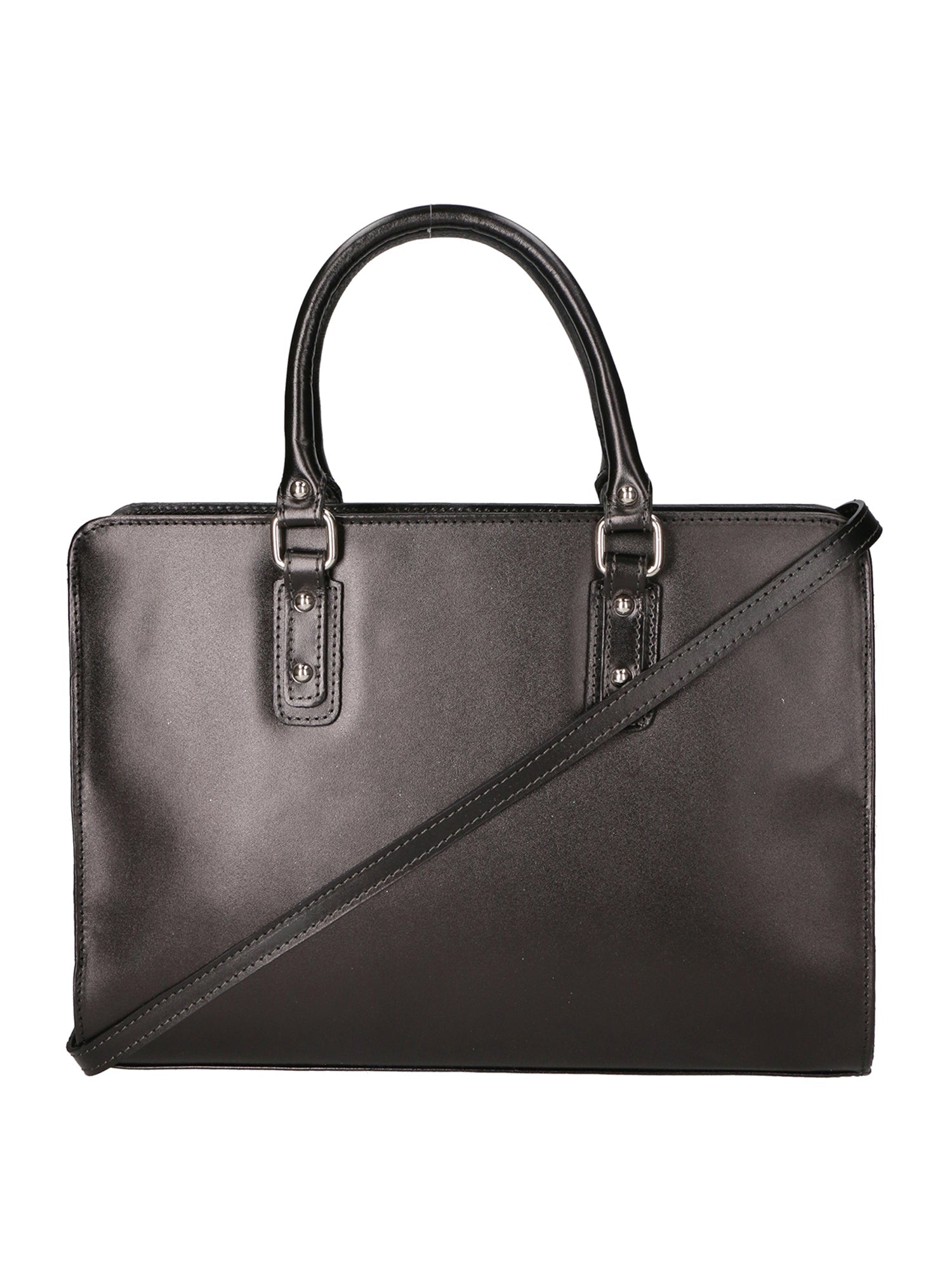 Fabrizia Borsa a mano da donna Vera pelle 9047-NERO BLACK Chiara Ferretti