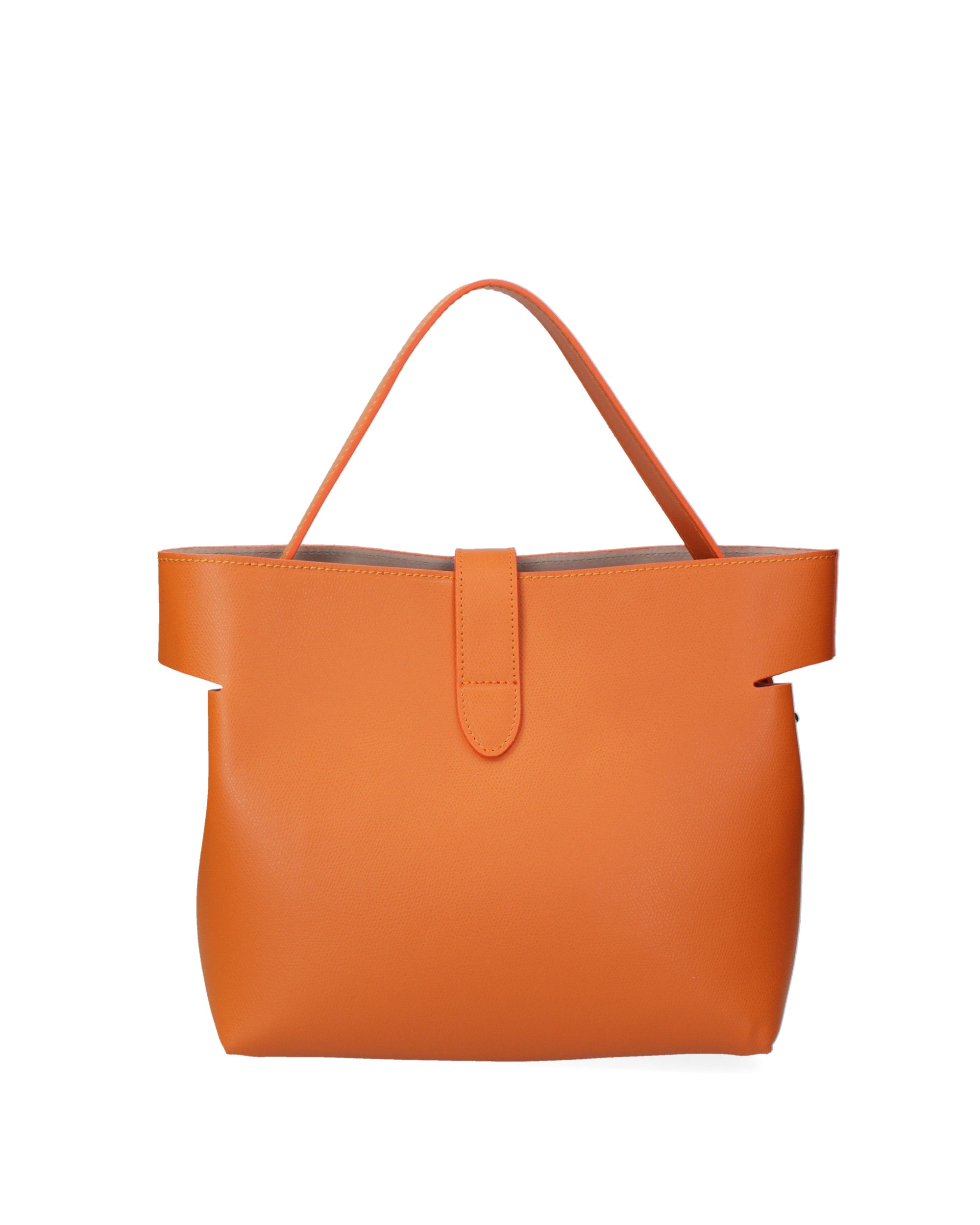 Liviana Borsa a mano da donna Vera pelle 07379-PL29 ARANCIO Chiara Ferretti