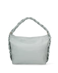 Damen-Schultertasche aus echtem Leder, hergestellt in Italien, 31 x 26 x 12 cm