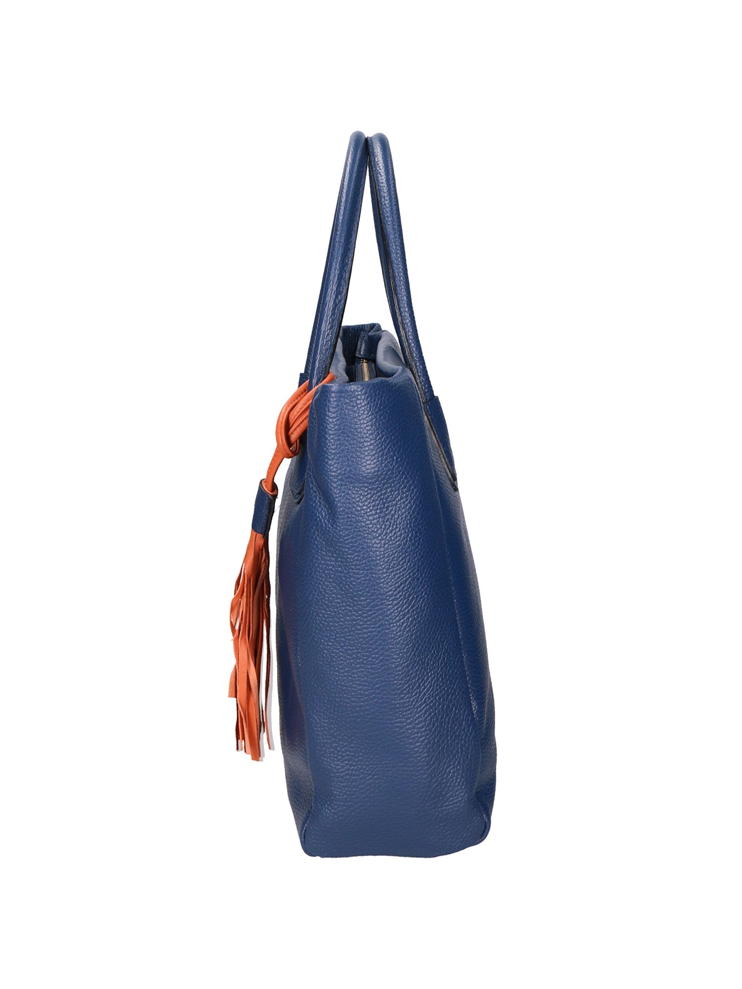 Verdiana Borsa a mano da donna Vera Pelle 06505-D24 BLU JEANS Chiara Ferretti