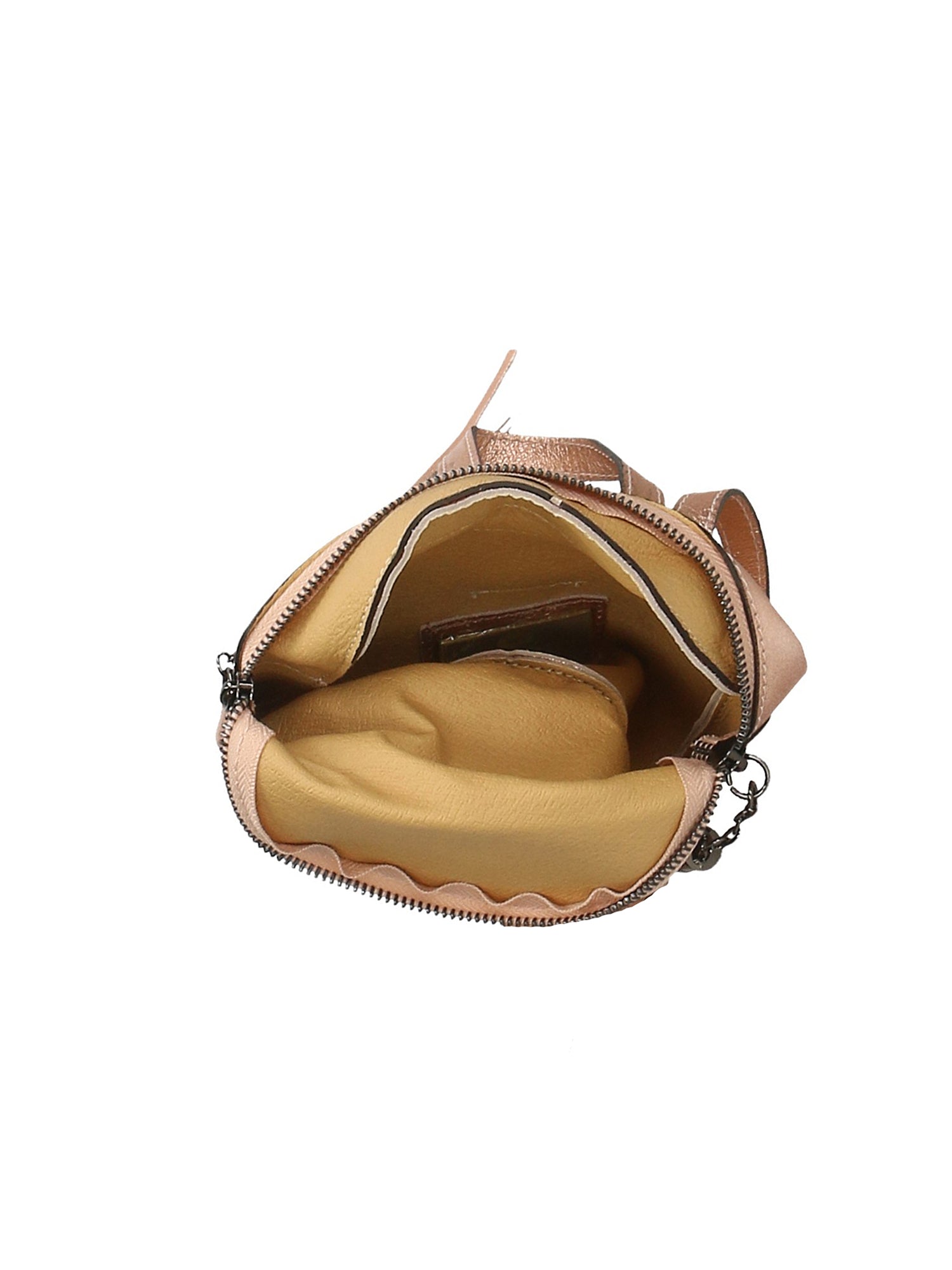 Morgana Damenrucksack aus echtem Leder, hergestellt in Italien, 16 x 17 x 5 cm