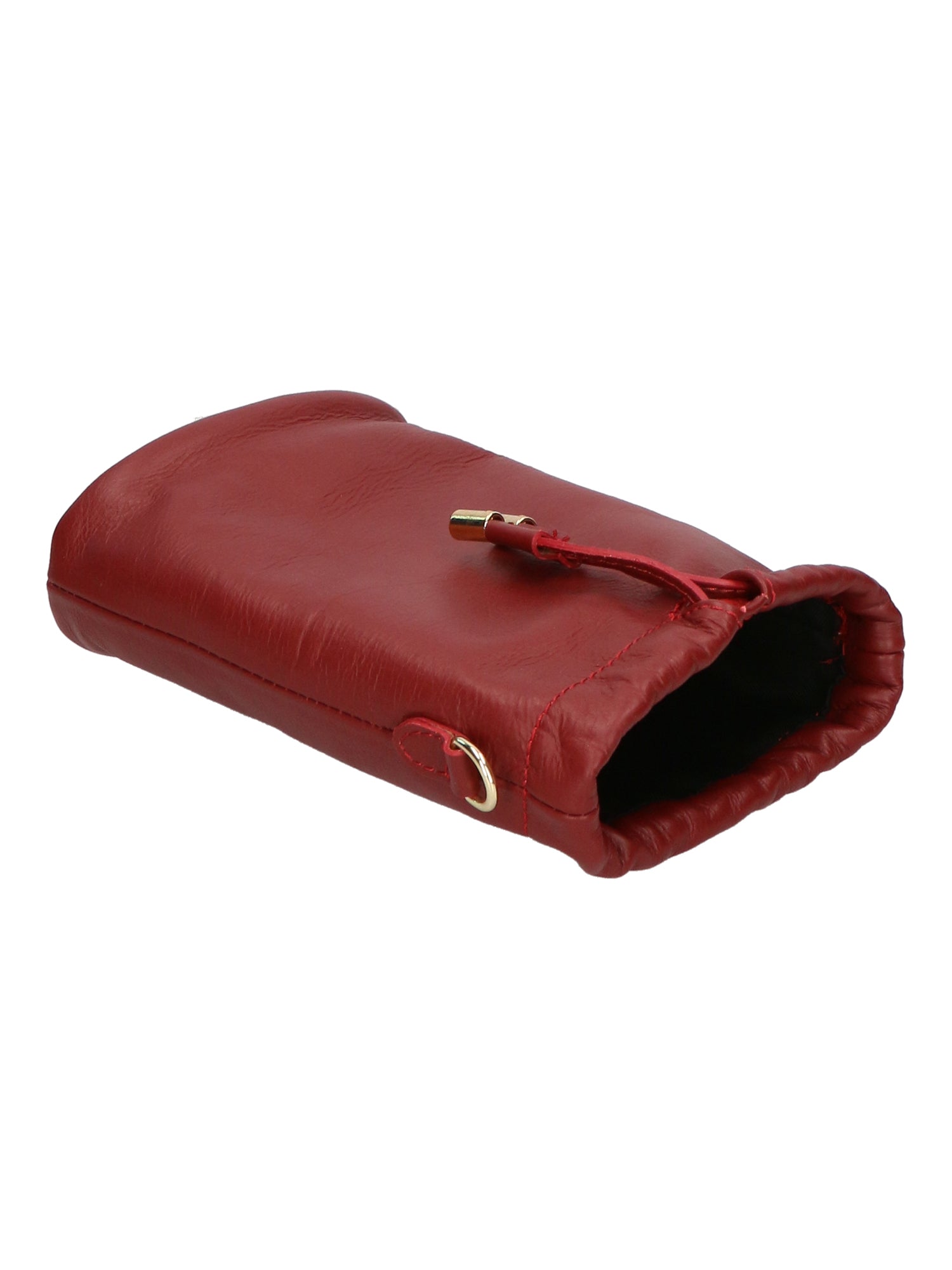 Angela Damen-Hobo-Tasche aus echtem Leder, hergestellt in Italien, 20 x 16 x 7 cm