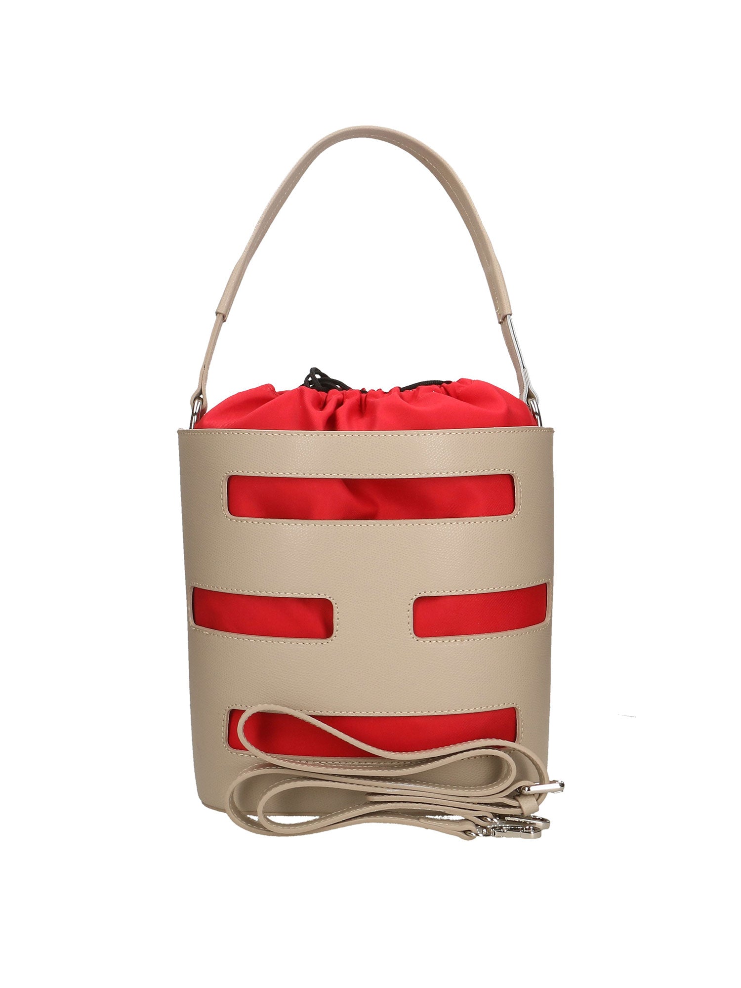 Elios Borsa a secchiello da donna Vera pelle 693960-TAUPE Chiara Ferretti