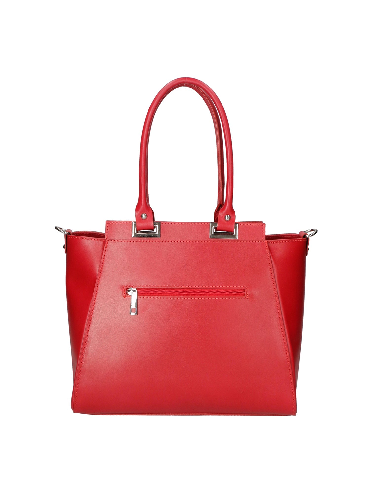 Fatima Borsa a mano da donna 100% pelle 9060-ROSSO RED Chiara Ferretti