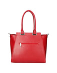 Fatima Borsa a mano da donna 100% pelle 9060-ROSSO RED Chiara Ferretti