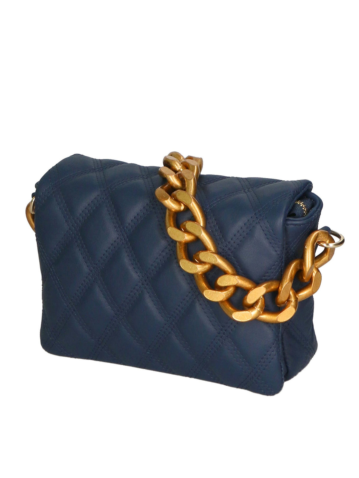Adriana Borsa a mano da donna Vera pelle 04539-S24 BLU JEANS Chiara Ferretti