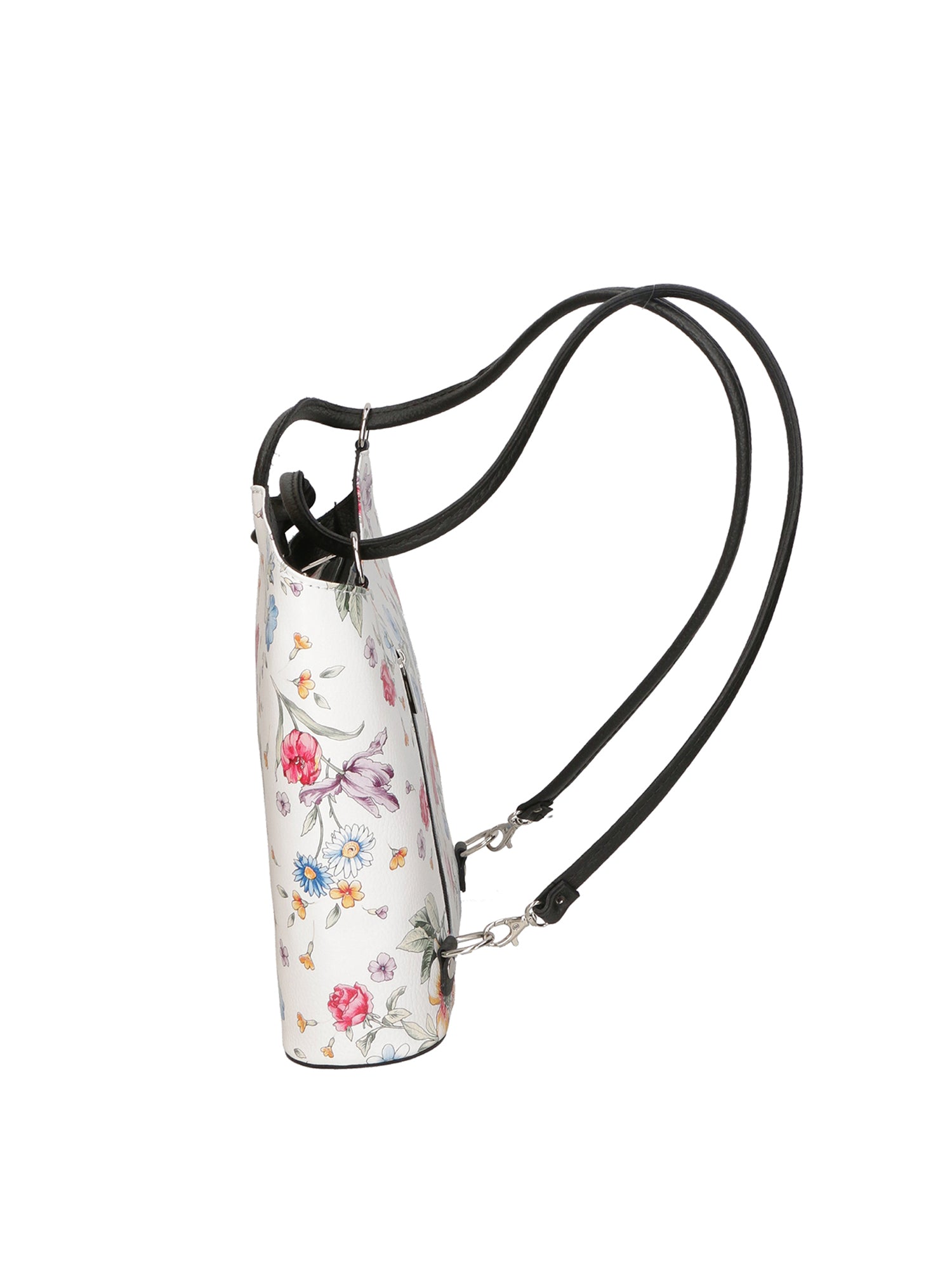 Elsa Borsa a spalla da donna Vera pelle 80056-D28 NERO BLACK Chiara Ferretti