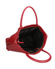 Sylvie Unisex-Handtasche aus echtem Leder, hergestellt in Italien, 34 x 30 x 9 cm
