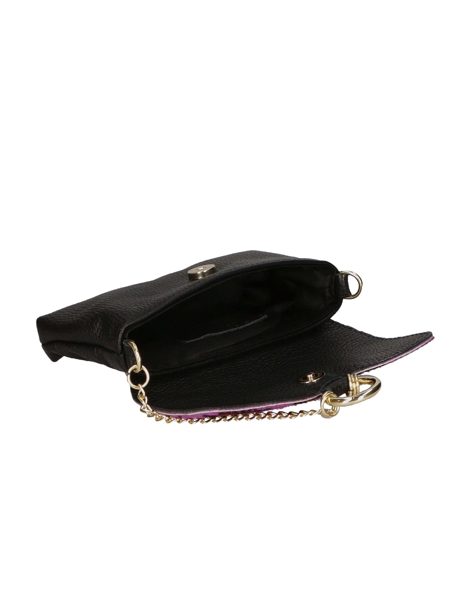 Alda Damen-Clutch aus echtem Leder, hergestellt in Italien, 10 x 18 x 5 cm