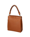 Vilma Borsa a mano da donna Vera Pelle 06874-D17 CUOIO SCURO Chiara Ferretti