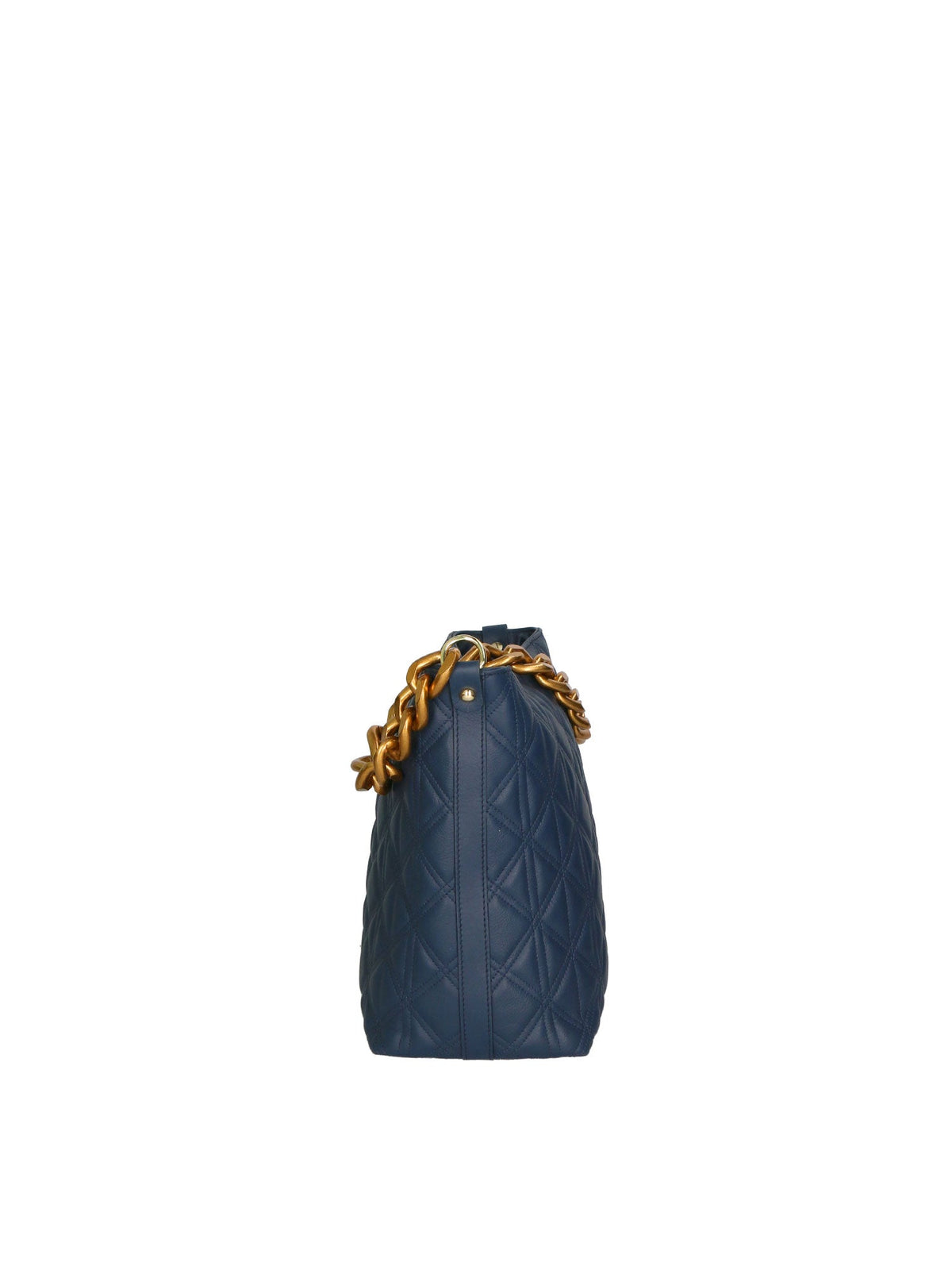 Adra Borsa a spalla da donna Vera pelle 04538-S24 BLU JEANS Chiara Ferretti