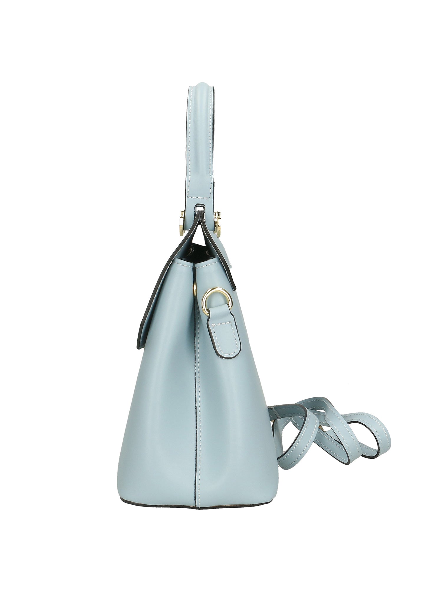 Borsa a mano da donna 100% vera pelle 7708-L366 CIELO Chiara Ferretti