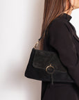 Savana Borsa a Spalla da donna in Pelle Scamosciata - Chiara Ferretti