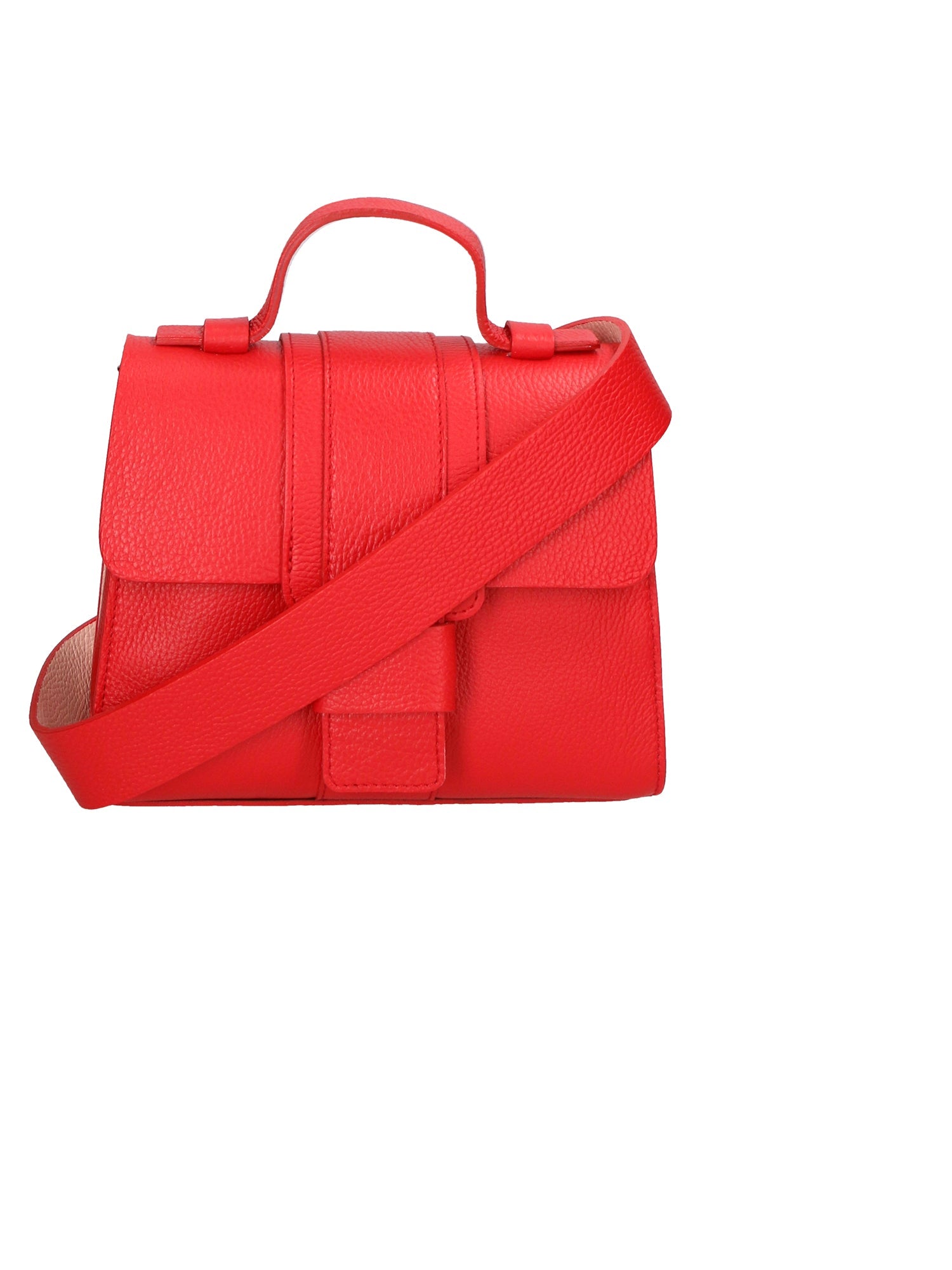 Gina Borsa a mano da donna Vera pelle 05926-D58 ROSSO + D13 ROSA Chiara Ferretti