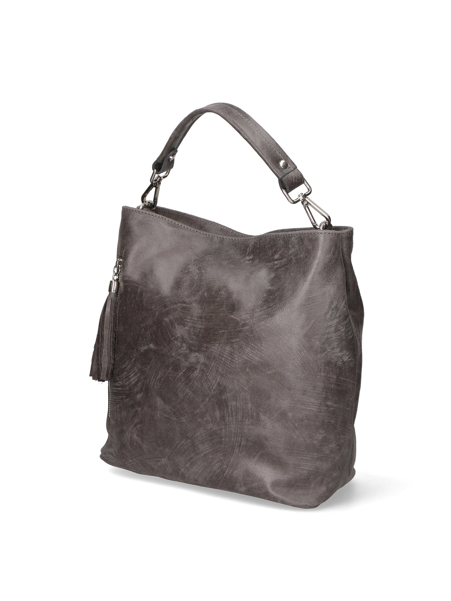 Elisabetta Borsa a mano da donna Vera pelle 80054-018 GRIGIO MEDIO Chiara Ferretti