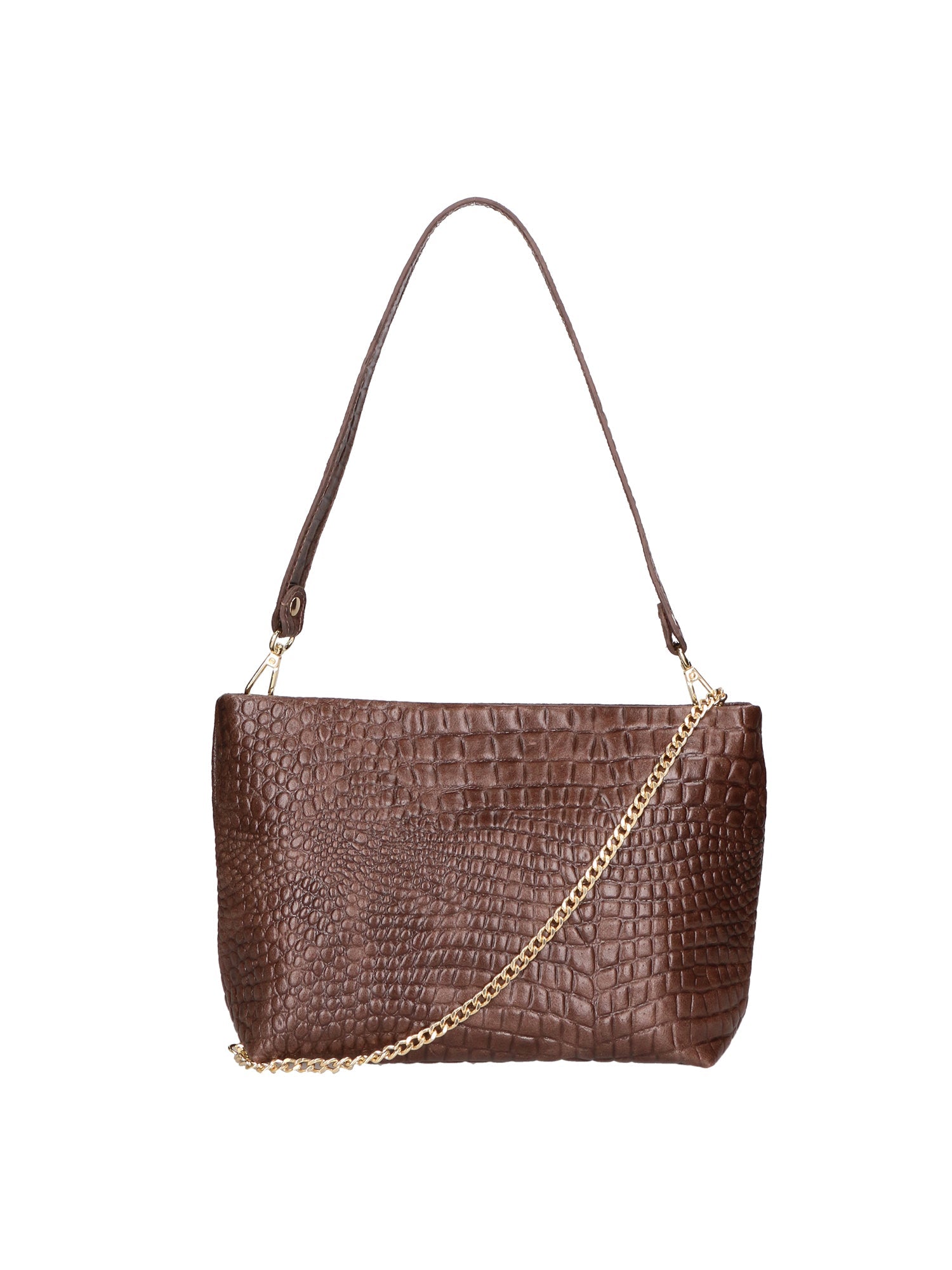 Lorelei Borsa a spalla da donna Vera pelle croco 06498-015 T.MORO Chiara Ferretti