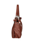 Ereba Borsa a mano da donna Made in Italy 100% pelle 3305-S34 BORDO Chiara Ferretti