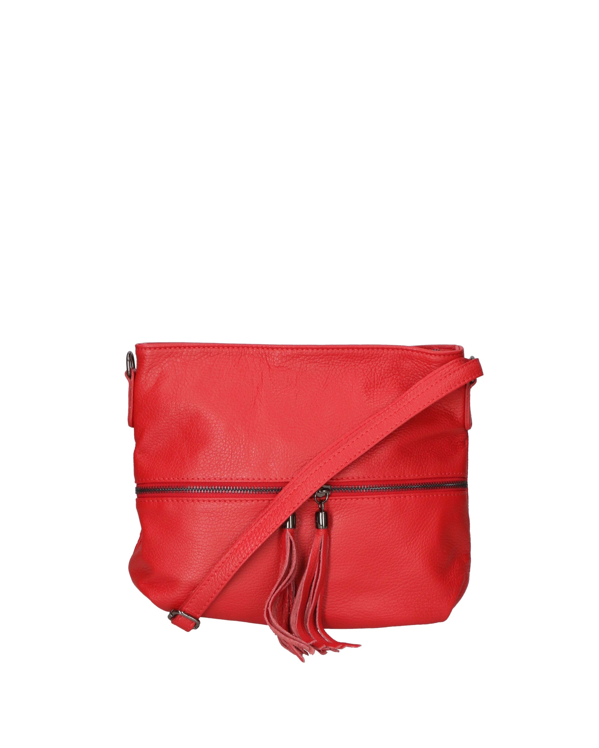 Erminia Borsa a tracolla da donna Vera pelle 80062-ROSSO Chiara Ferretti
