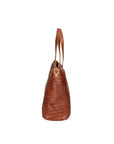 Lorella Borsa a spalla da donna Vera pelle croco 06499-040 MARMO SCURO Chiara Ferretti