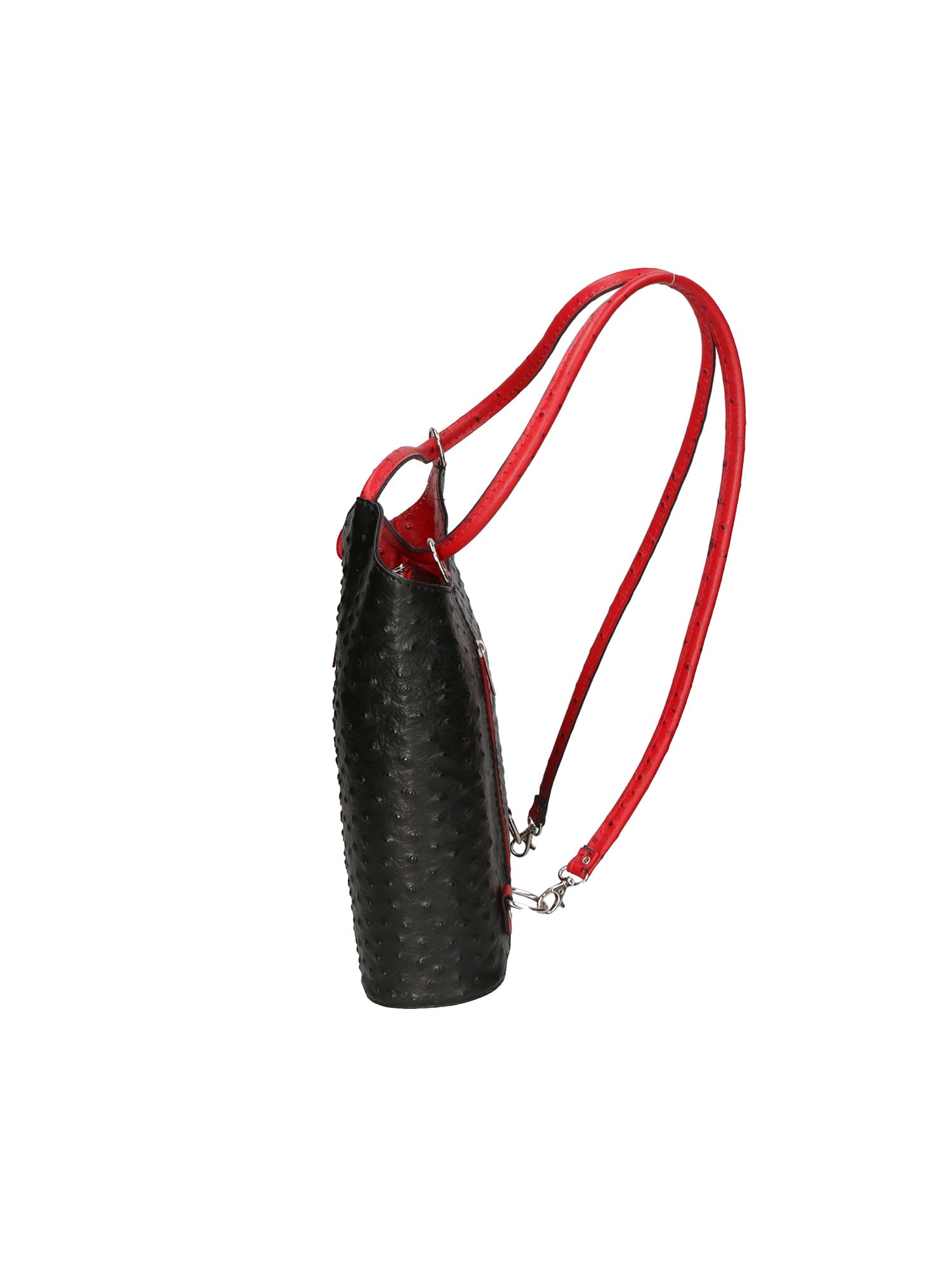 Chanel 3005-20 NERO 12 ROSSO Zaino da donna in vera pelle Chiara Ferretti