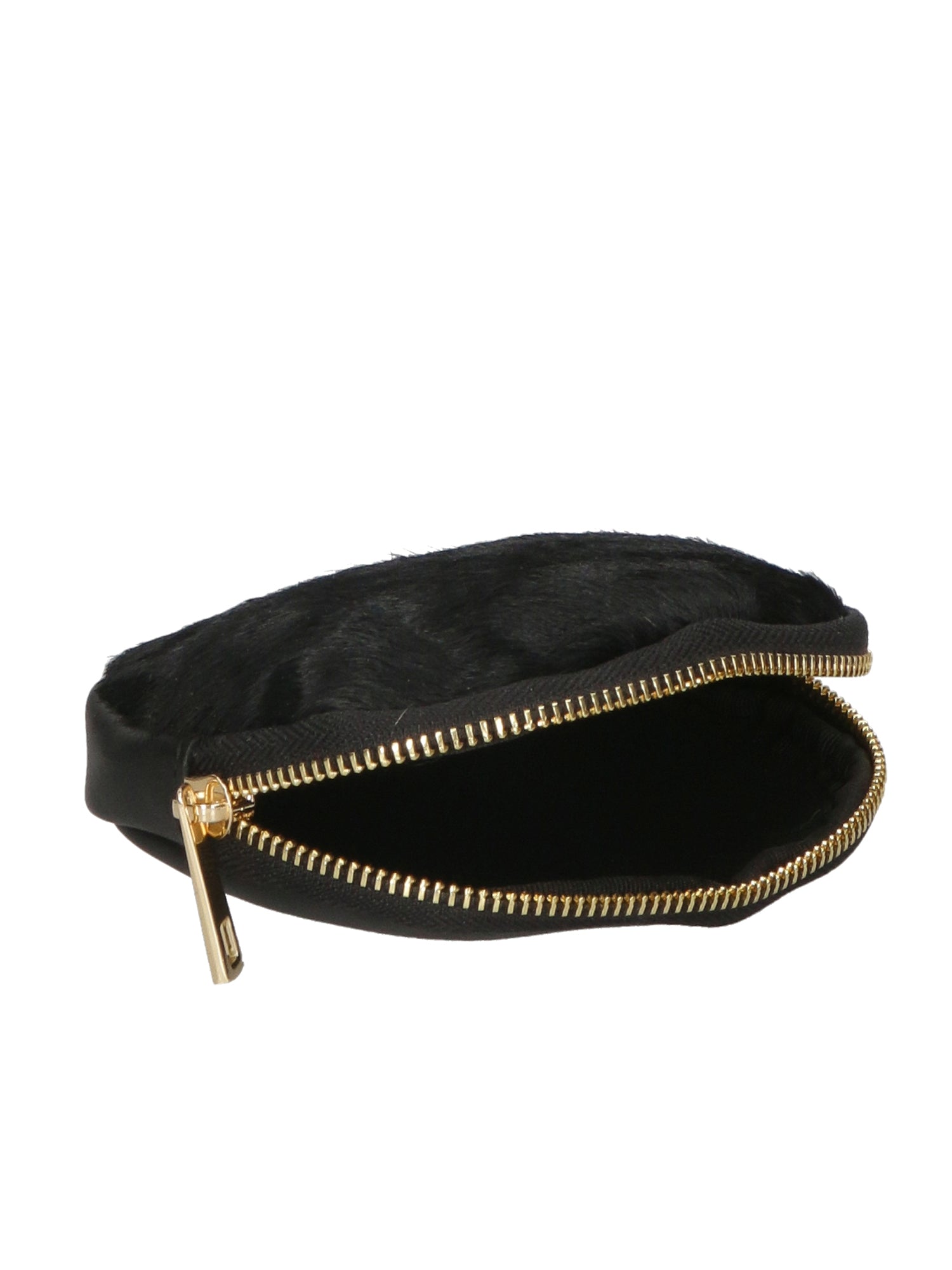 Rachele Pochette donna vera pelle Zip 02535-NERO Chiara Ferretti